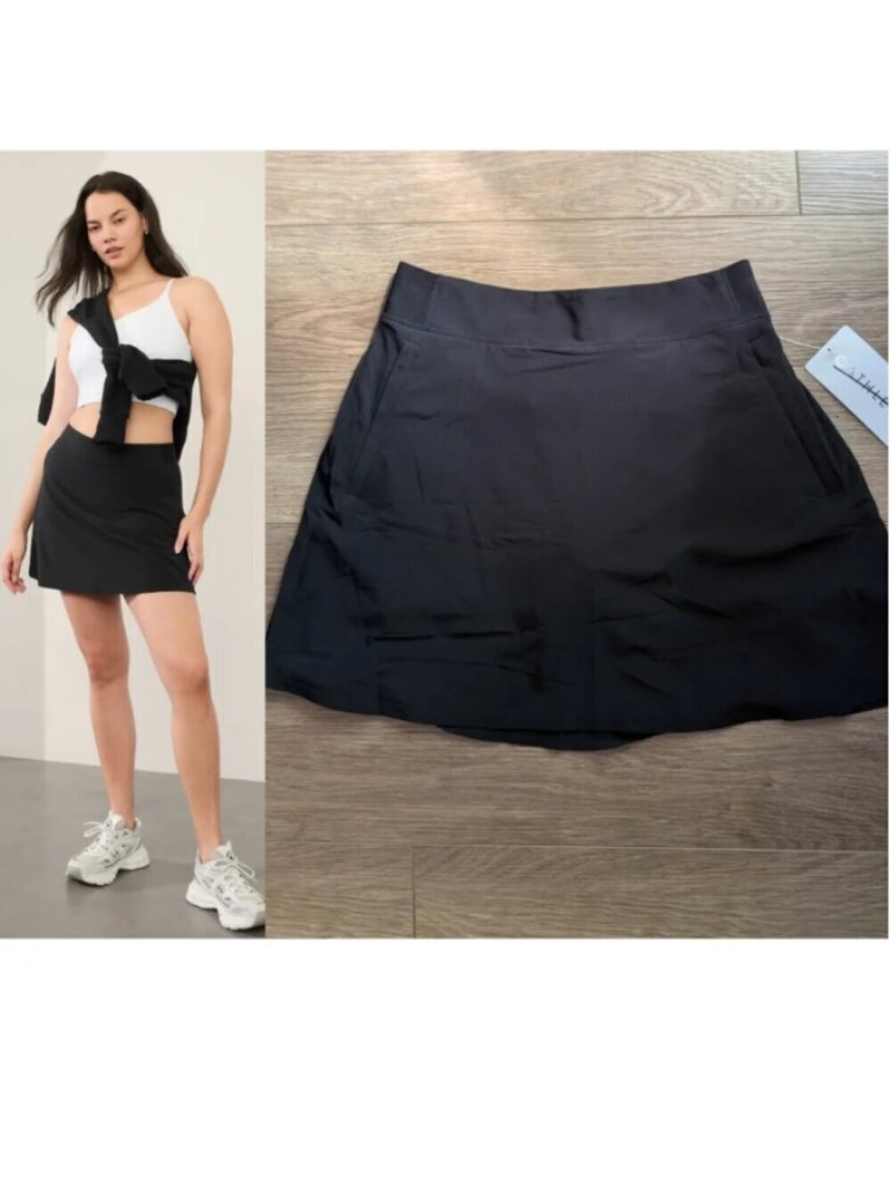 Athleta | Brooklyn Heights High Rise Skort In Black